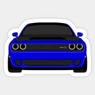 DODGE DEMON FRONT DARK-BLUE Sticker